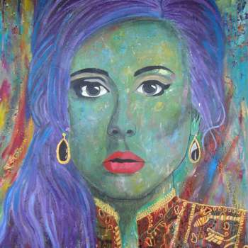 Adele green colorful